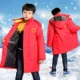 Đội tuyển quốc gia Trung Quốc Áo thể thao nam Quần áo dài tập luyện cho trẻ em Thể thao mùa đông Taekwondo Quần áo ấm - Quần áo độn bông thể thao phao lông vũ