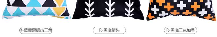 Hai mặt nhung gối Bắc Âu sofa phòng khách Mỹ đệm bao gối bìa nhỏ gọn gối văn phòng hiện đại - Trở lại đệm / Bolsters bộ chăn gối văn phòng hình thú