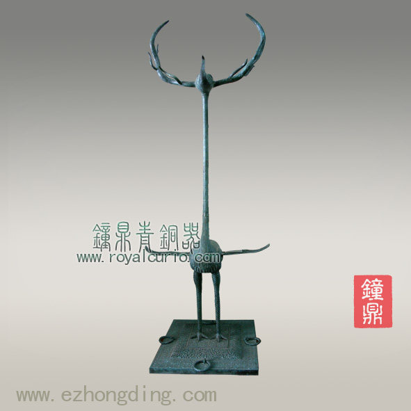 Bronze craft gifts ornaments) opening gifts) business gifts) home ornaments) hall ornaments) antler crane