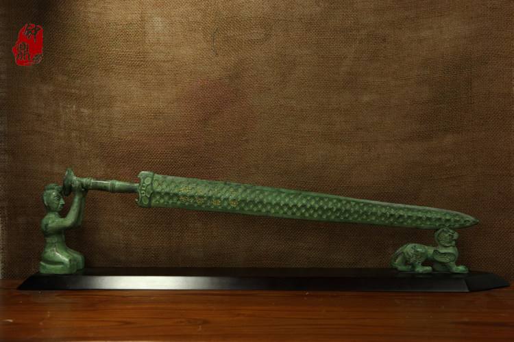 Zhong Ding Bronze) Craft Gift Decoration) Bronze Sword) Weapons) Home Furnishing) Cultural Goujian Sword, King of Yue