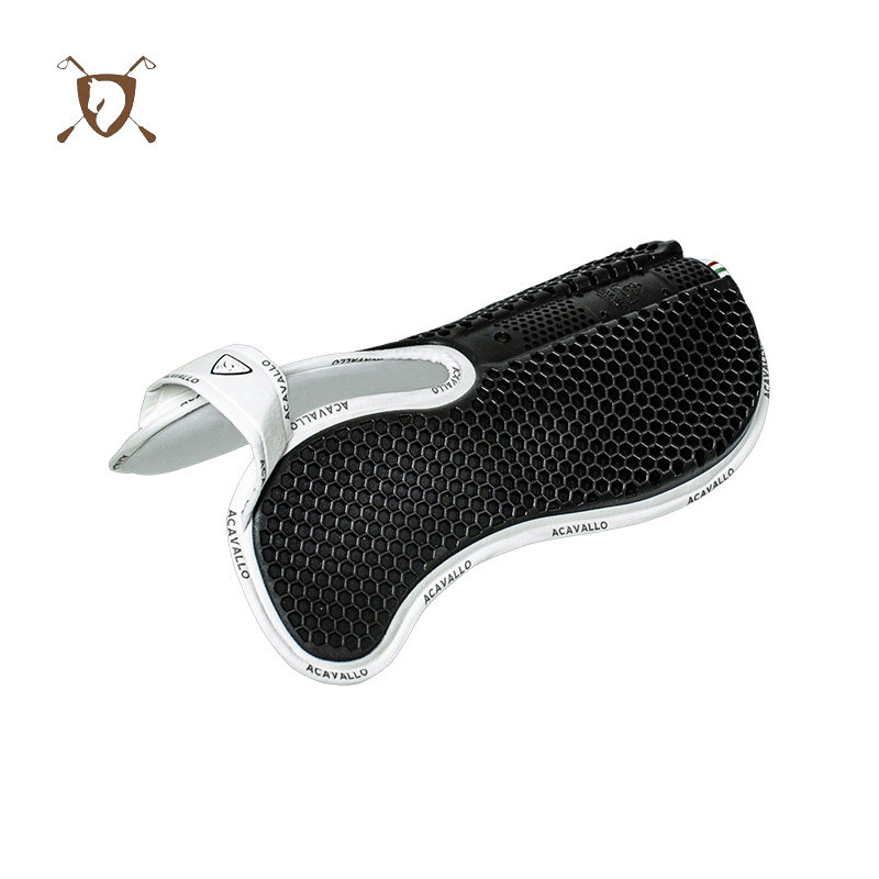 Italian Acavallo saddle with silicone cushion AC216 in the saddle
