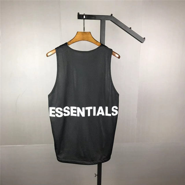 NPHFearOfGodFOG multi-thread mesh breathable vest reversible sleeveless base sweat vest T-shirt