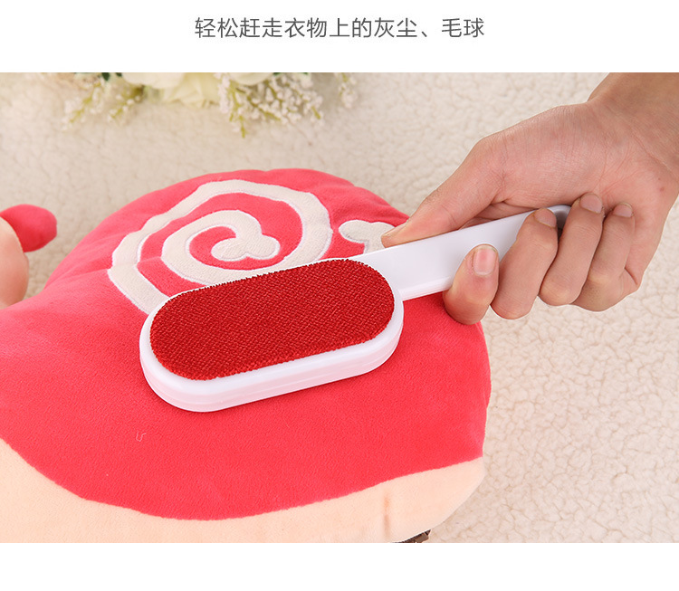 Len lông cừu để chải quần áo bụi bụi bàn chải tĩnh điện hai mặt bóng bàn chải tóc dính bàn chải khô làm sạch bàn chải - Hệ thống giá giặt Máy cắt lông xù Deerma