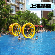 Inflatable water hot wheels Water treadmill Mobile water park Water floating toys Million ocean ball