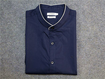 Sweden GOLF J L low-key luxury 120 high-density cotton stand-up collar short-sleeved shirt 90098