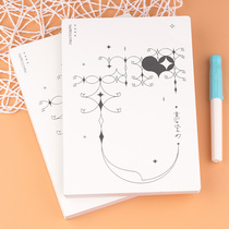 Chiba x out of the cloud paper 100g thick HOBO account for inner wire set inner page A5 Notebook trial defects