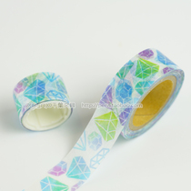 Japan imported Mind Wave washi tape size 15mm*7m diamond 92689