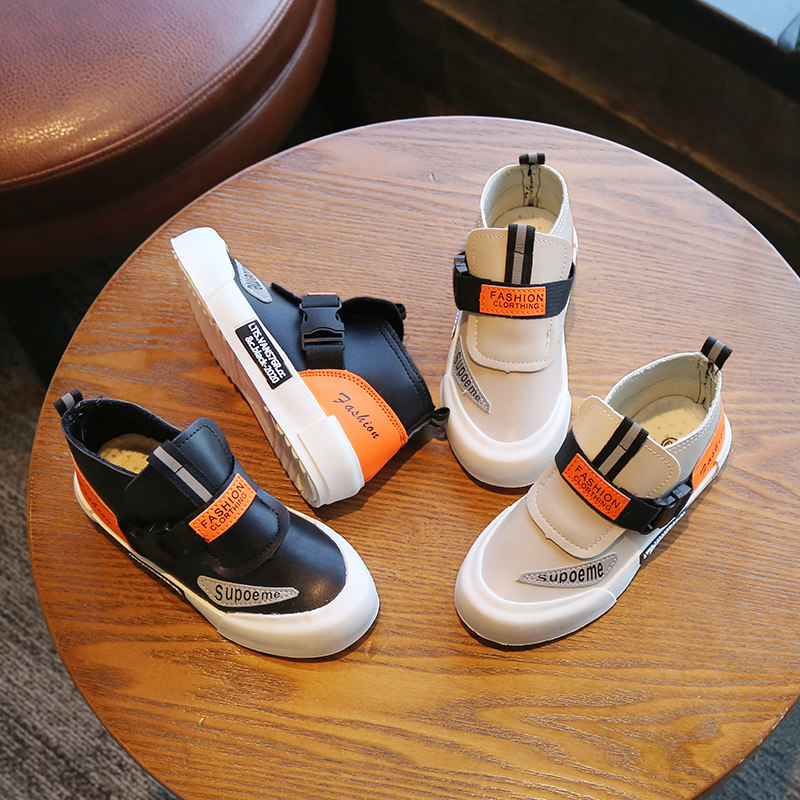 Children's shoes men 3-12 years old spring and autumn 2019 new sports shoes 4 fashion 5 soft soles 6 boys Joker board shoes tide 7