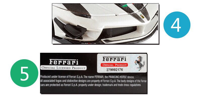 比美 高 1/32 Ferrari FXXK EVO siêu xe hợp kim mô hình bốn cửa âm thanh và ánh sáng kéo lại xe đồ chơi bằng kim loại - Chế độ tĩnh kinh doanh đồ chơi trẻ em
