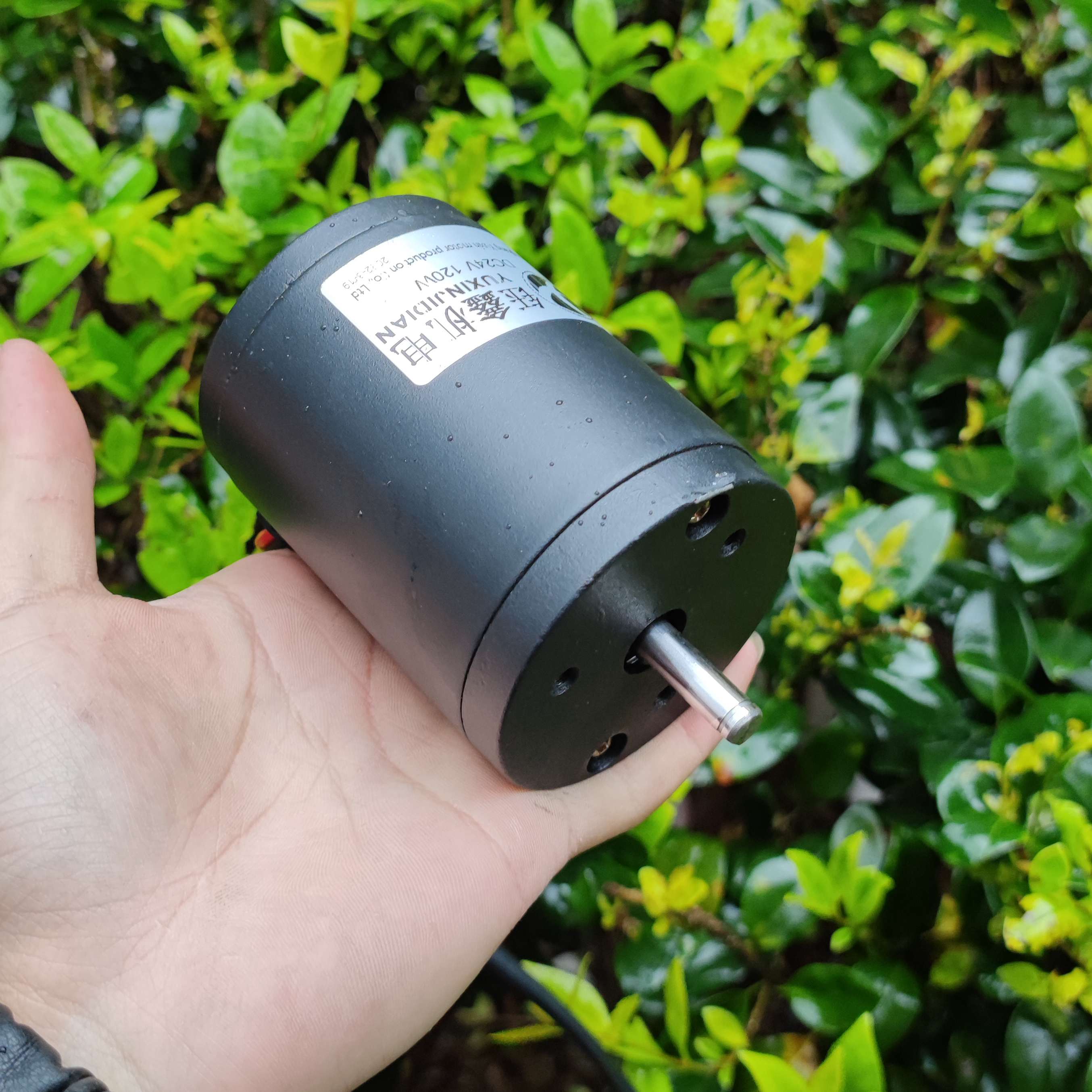 24V 2700 turn with brushed DC motor high speed mute motor diameter 68 8mm shaft diameter positive