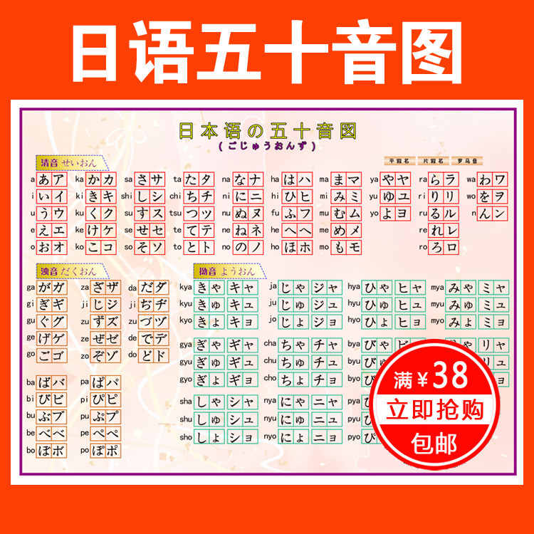 [USD 4.22] Japanese 50 Voice Flipchart Japanese Voice Scale Flipchart ...