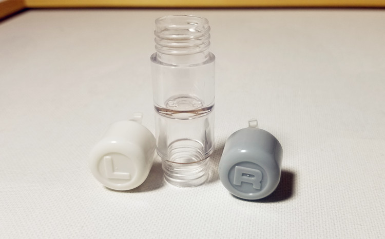 Nhật Bản truy cập MUJI kính vô hình chính hãng Hộp lưu trữ cận thị muji hộp đơn giản đích thực - Kính đeo mắt kính kính đen