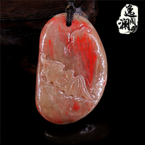 Channelized stone pendant pendant sweater chain gift lotus root powder jelly (foe in front of eyes) Pays