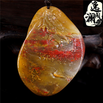 Boutique Changhua Stone Pendant Flying Dragon Pendant Sweater Chain Fields Yellow Freeze Soft Ground Fidelity