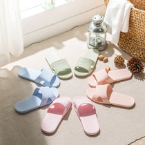 Foldable travel slippers Portable home travel non-slip soft bottom Men and women couples hotel bath bathroom slippers