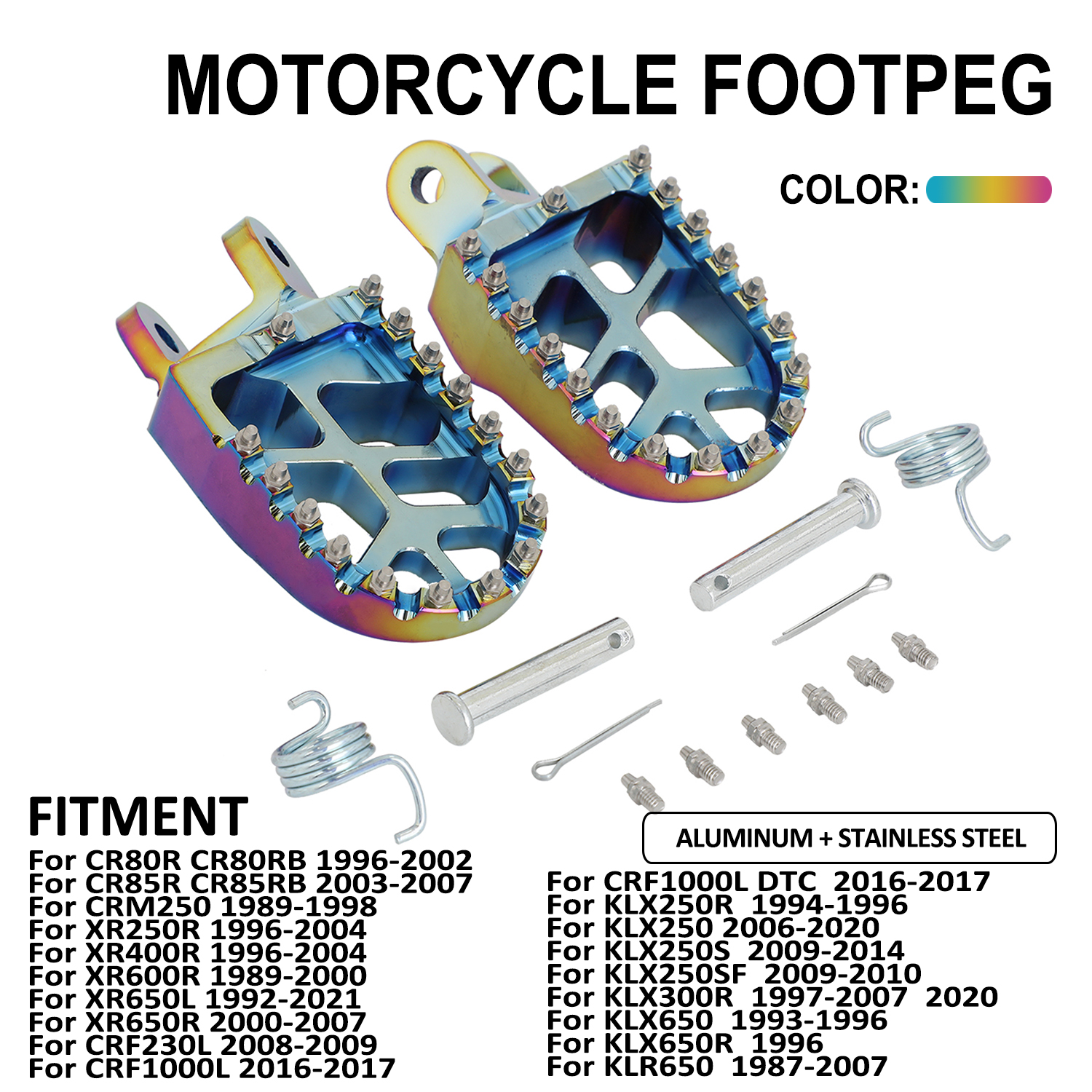 Applicable Honda Kawasaki CR80R RB XR250R KLX250R Motorcycle retrofit pedal pedal pedal-Taobao