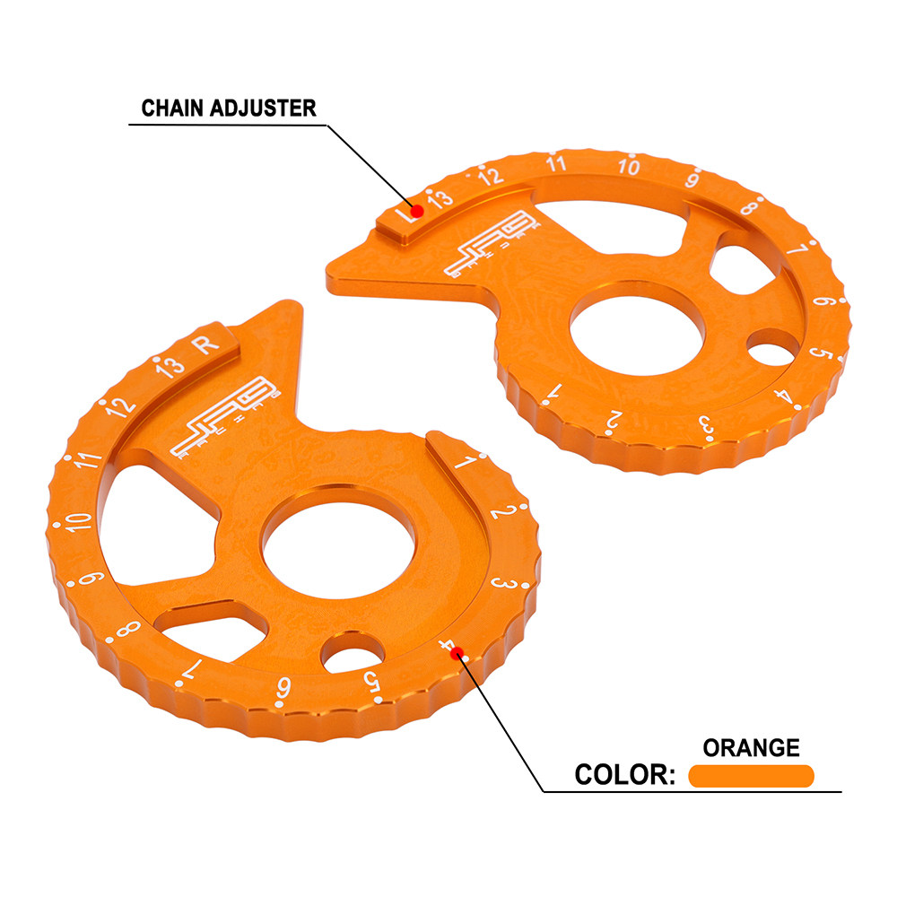 Suzuki DR-Z400 E S WR200R Motorcycle adaptation accessories after adjustment of the chain