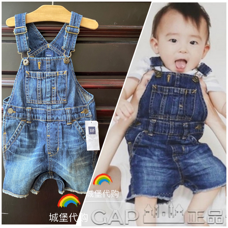Clearance Sale of Genuine Gap Products from Domestic Stores: Spring/Summer Baby Denim Overalls and Denim Shorts Clearance Sale of Genuine Gap Products from Domestic Stores: Spring/Summer Baby Denim Overalls and Denim Shorts