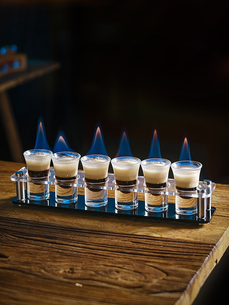 Bullet Cup, Liquor Cup, Swallow Cup, Glass Shot Glass, One-Shot Cup, Shot Glass, Bar B52 Cocktail Glass Set