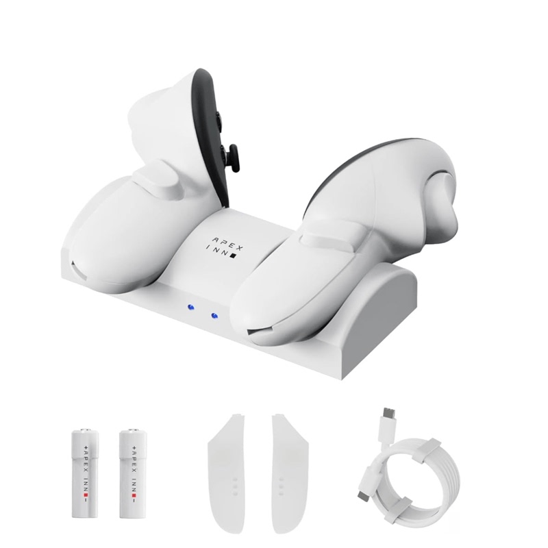 Suitable for Meta Quest 3S/Quest 3 Controller Charging Dock Vr Accessories Portable Storage Charging Stand