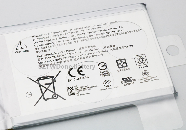 thế hệ ban đầu của Microsoft Surface Book 1 2 1703 pin màn hình DAK822470K tablet - Phụ kiện máy tính xách tay chống nhìn trộm màn hình máy tính