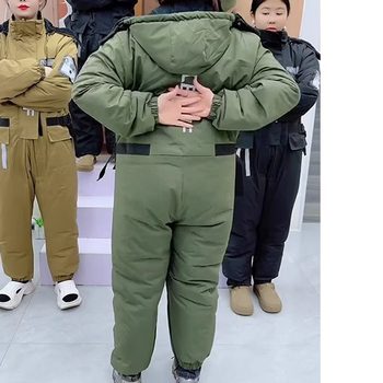 Winter outdoor cold-proof clothing, one-piece battery car riding, fishing, takeaway, running errands, cold storage cycling clothing, motorcycle wind protection