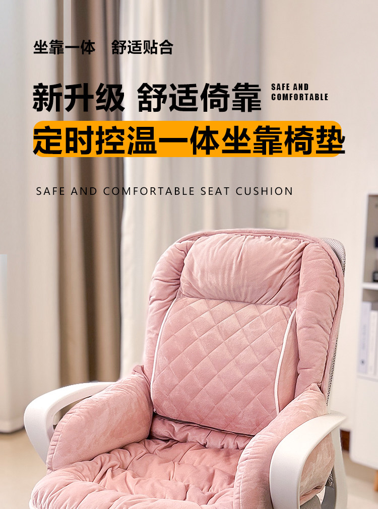2-in-1 Heated Lumbar Support Seat Cushion & Back Pad - Taobao product photo 6
