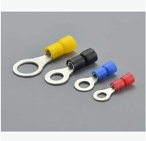 RV2-10 round pre-insulated end Wire Terminal cold pressed copper terminal OT wire nose round lug