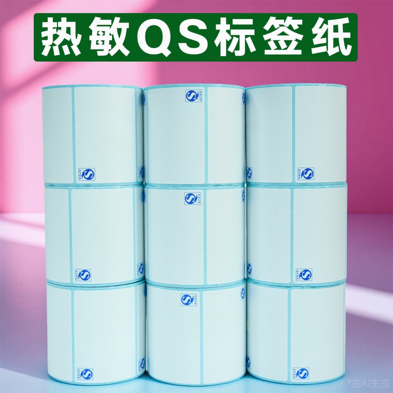 Thermal Adhesive Food Production License Qs Label Paper Certificate of Conformity Packaging Sticker 100806040705030