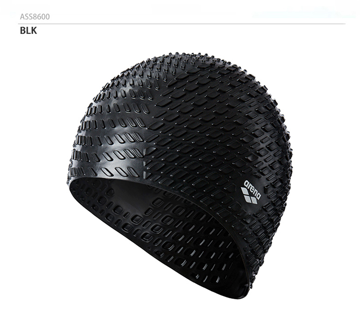 Mũ bơi Arena Arina silicon cỡ lớn chống trượt unisex mũ bơi chống clo bền bỉ cho tóc dài quần áo bơi trẻ em