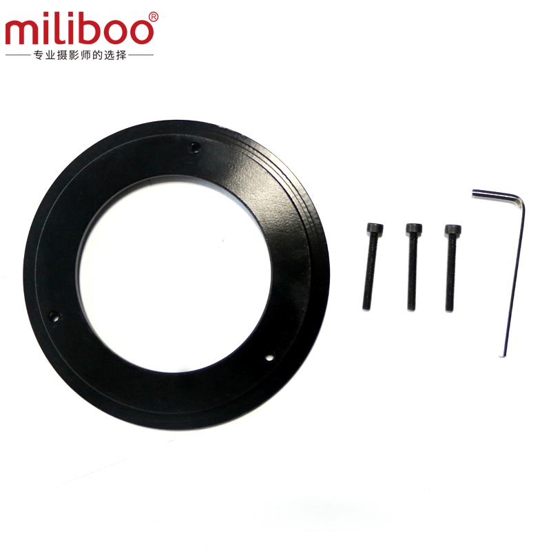 miliboo rice Polar conversion disc 100 bowls diameter turning 75 bowls diameter ball bowls Photography Videotaping large tripod conversion disc