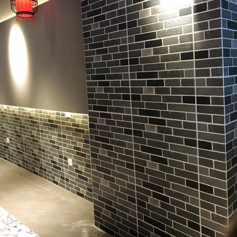 Retro imitation green brick exterior wall brick 300x600 outdoor villa balcony courtyard retro dining room wall brick cultural brick