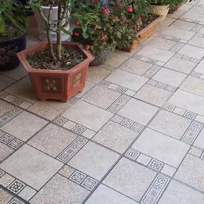 American yard tile outdoor balcony courtyard antique brick outdoor terrace garden retro brick non-slip antifreeze floor tile