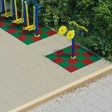 Plaza Brick Villa Garage Garage Ploy Tile Утолщенная 15 -миллиметровая имитация Гранит Огня горящий пол Пол Каменный Анти -Фрозон Плитка пола плитка