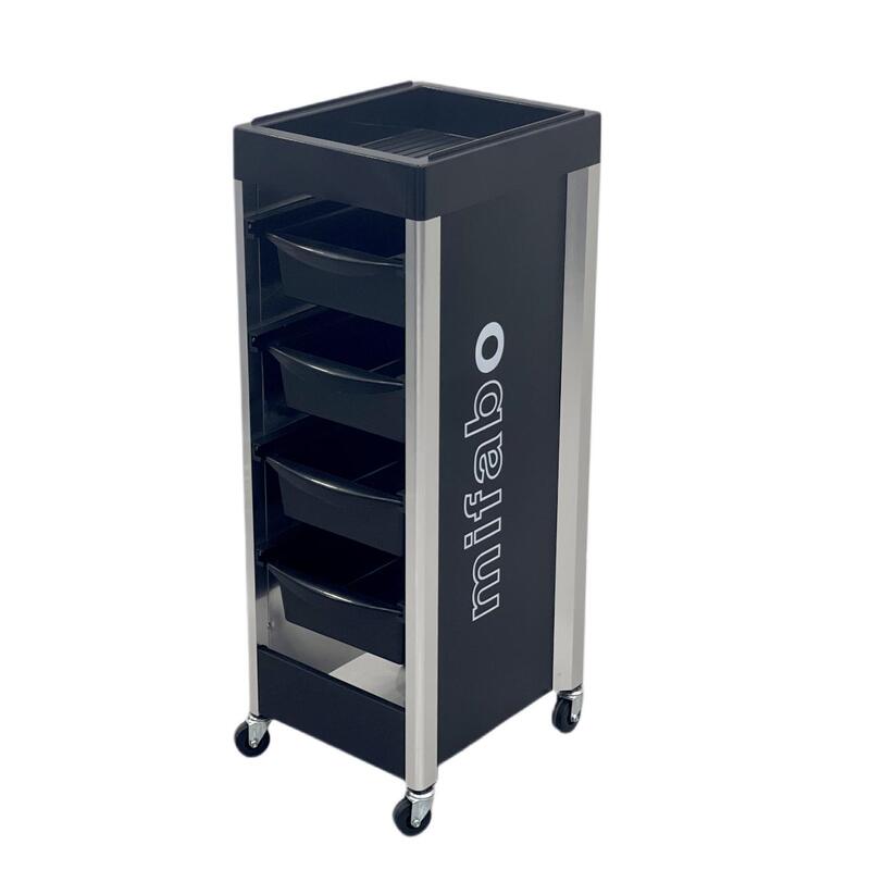 Specialized Trolley for Beauty Salons, Hairdressing Tools Cart, Salon Trolley with Non-Stuck Wheels, Hair Salon Perm and Dye Storage Cart