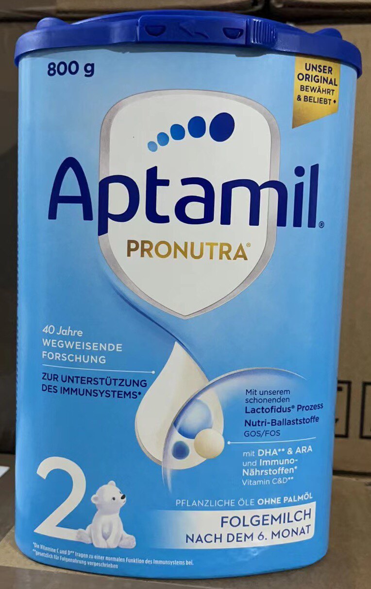 Germany loves him Aptamil milk powder classic 2 basket cans 6-September can be direct mail supermarket video tag