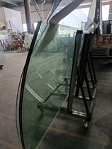 Customized curved steel glass Hot-bent glass customization