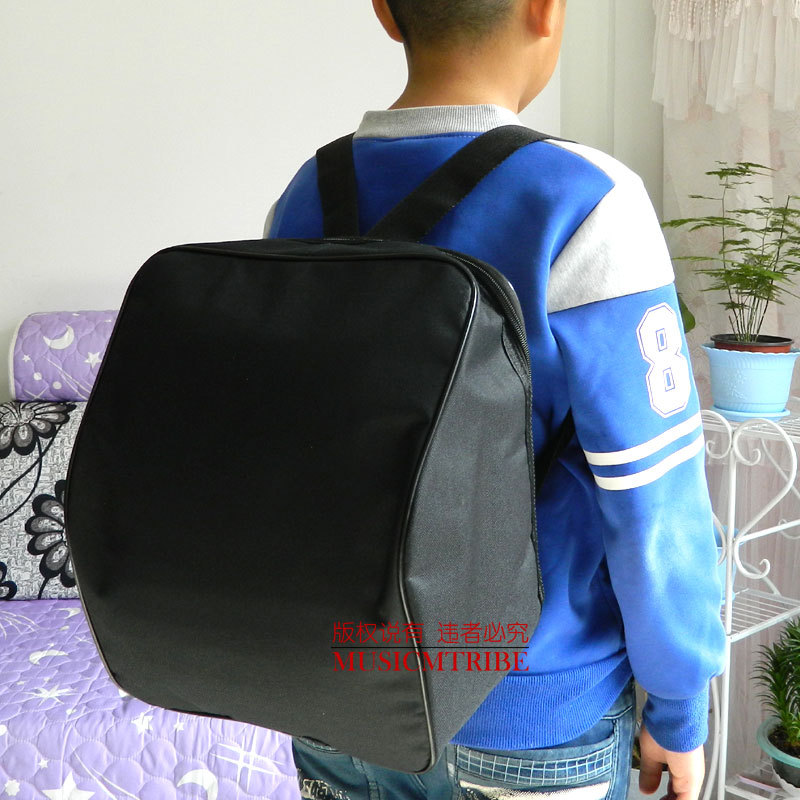 Thickened Waterproof 8-Bass Accordion Backpack 8Bs Bass Black with Double Shoulder Straps 22-Key Children's Accordion Bag