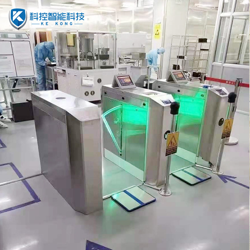ESD static test gate machine dust-free workshop antistatic tester detects human static access control system wing brake