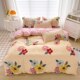 Four-Piece Set of Non-Pure Cotton All-Cotton Bed Sheets and Duvet Cover for Autumn and Winter, Double Duvet Cover, Student Dormitory Bedding Three-Piece Set 4