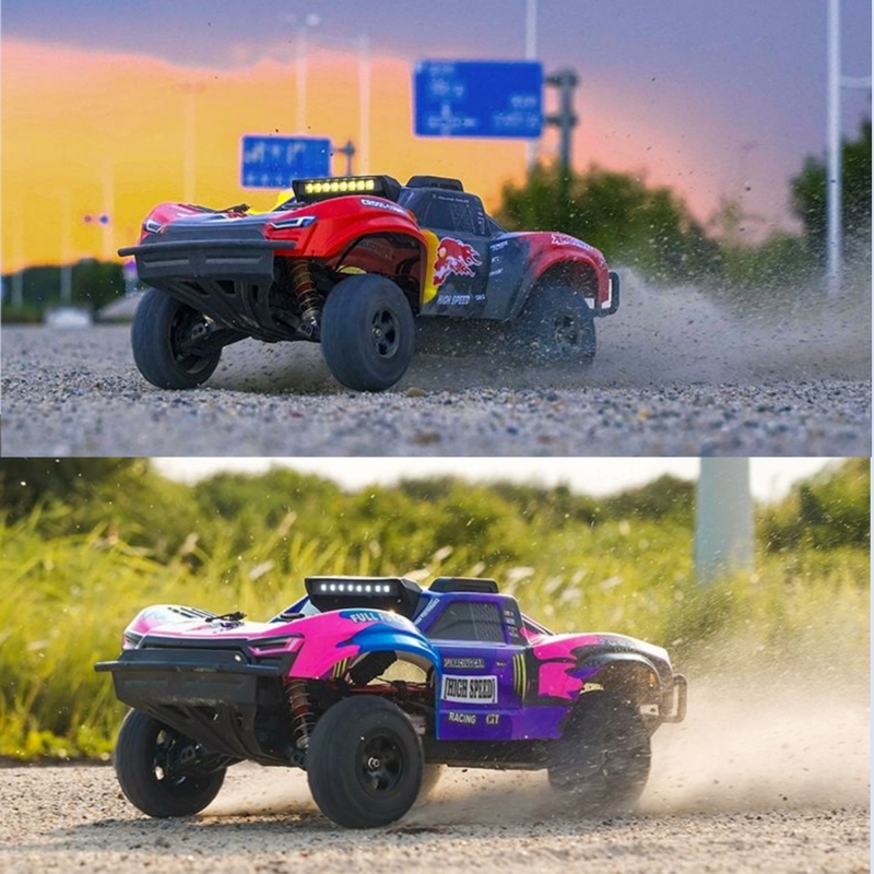 Rc1 1/10 Scale Large Short-Course Remote Control Car Jjrc Lightning X Four-Wheel Drive Off-Road High-Speed Large Scale Adult Model Car