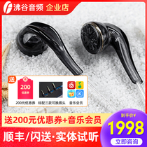 FiiO feiao EM5 beryllium-plated diaphragm flagship flat head moving coil headset replaceable plug 3D printing earplugs