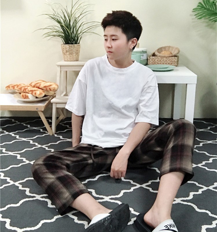 T era corset cotton short-sleeved bottoming LESTT shapewear breathable sweat-absorbing outer wear corset flat chest underwear cos