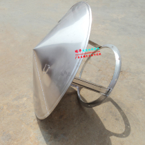 White iron ventilation duct rain cap spiral duct rain shield duct duct duct fittings hat welding waterproof cap