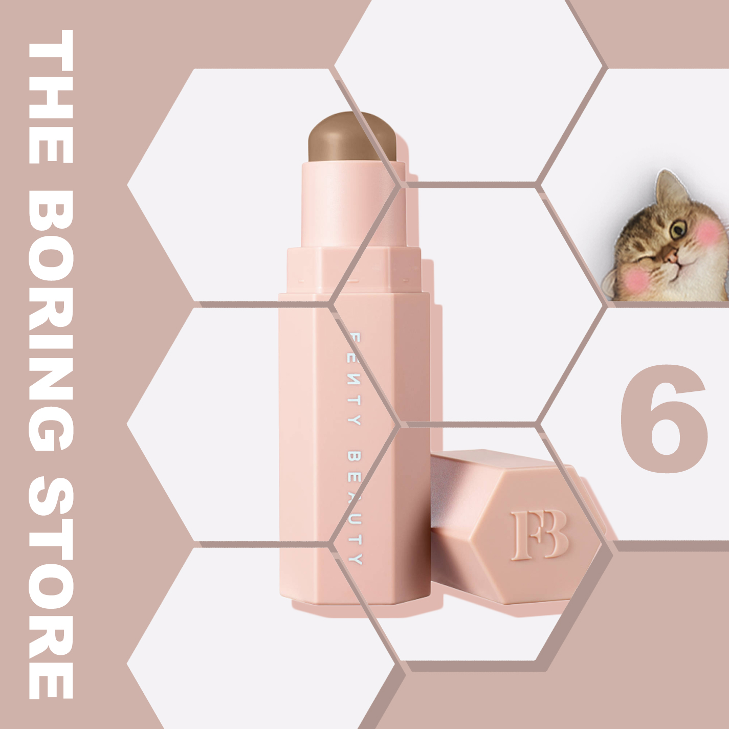 (Shanghai warehouse)Fenty Beauty repair stick Rihanna amber gray tone repair cream shadow contour pen