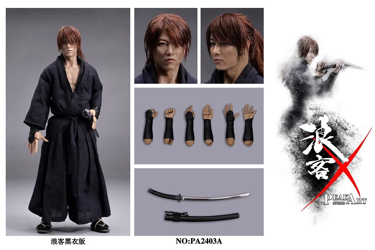 PEAKART STUDIO Rurouni Kenshin Action Figure Model In Stock 1/6