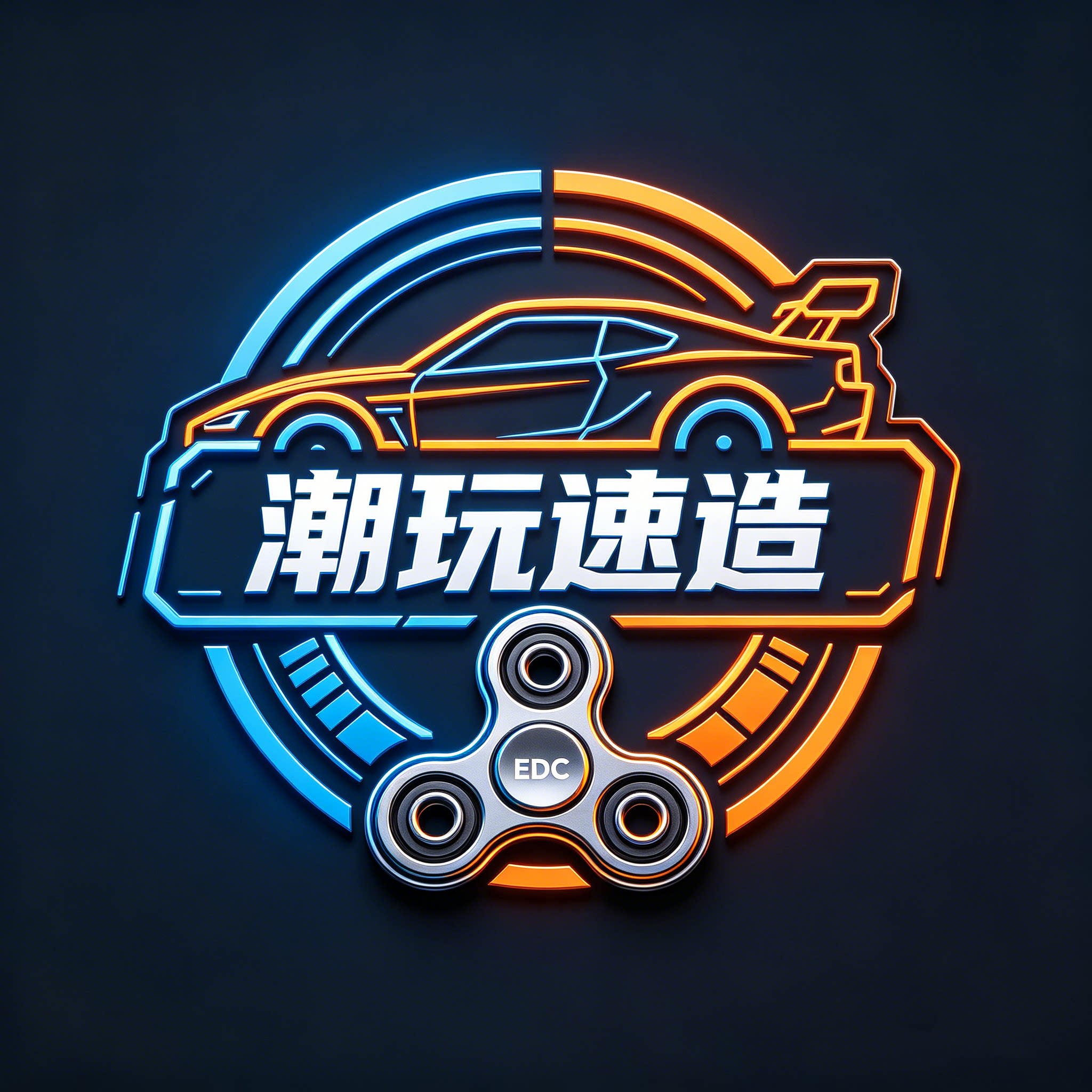 潮玩速造的LOGO