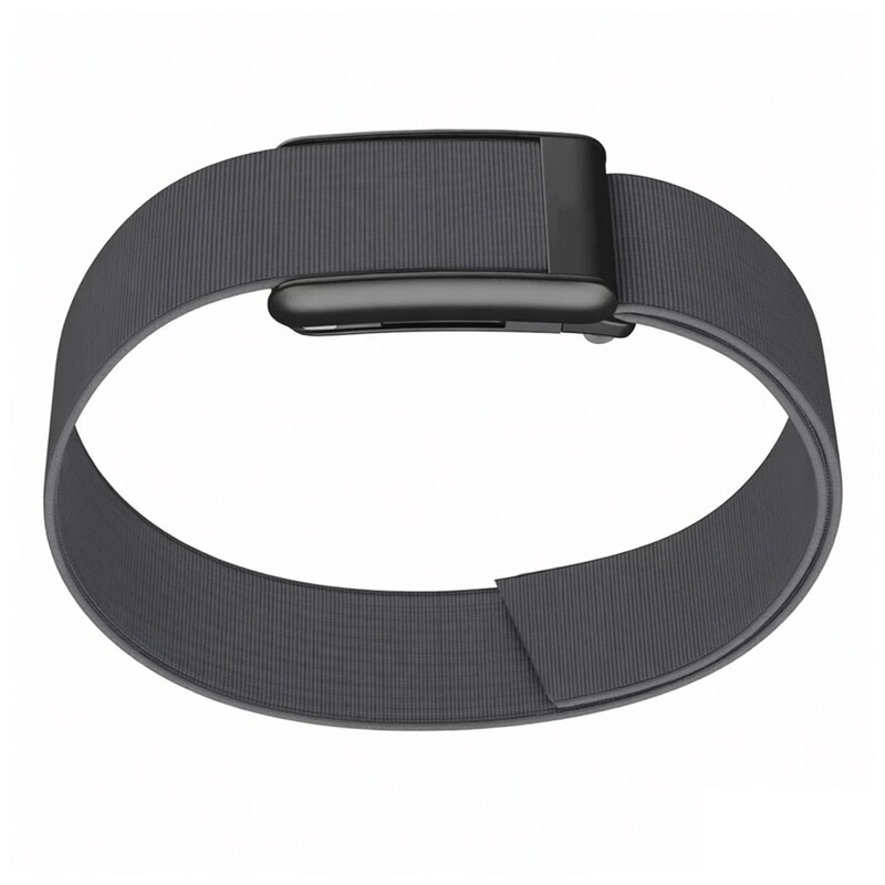Suitable for Whoop5.0/Mg Waterproof Nylon Armband, Long Sports Elastic Bicep Strap with Black Metal Frame