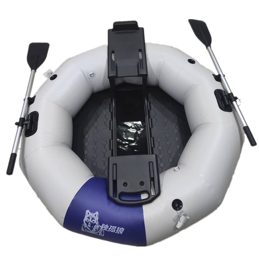 Portable single-person lure electric inflatable boat fishing boat bumper boat water sports boat light 3-minute installation