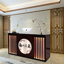 New Chinese cashier Beauty salon Front desk Reception desk Health hall Foot bath shop Bar Chinese restaurant Hotel bar